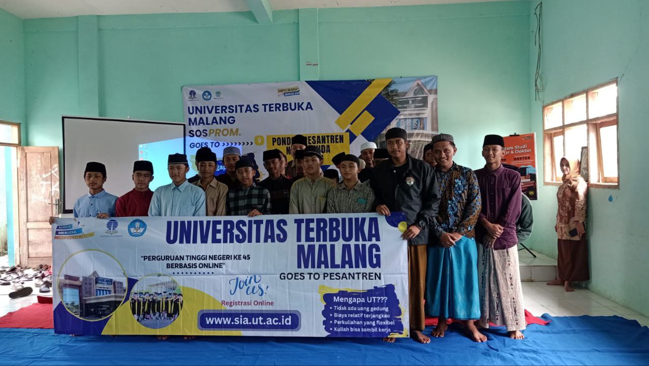 UPBJJ Universitas Terbuka Malang mengelar agenda sosialisasi Goes To Pesantren