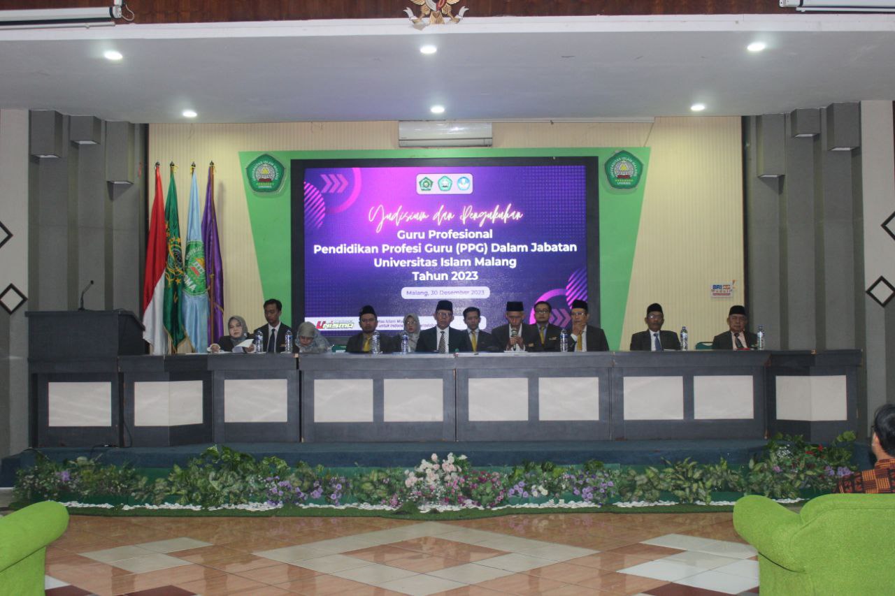 Yudisium & Pengukuhan Guru Profesional PPG Dalam Jabatan Unisma tahun 2023