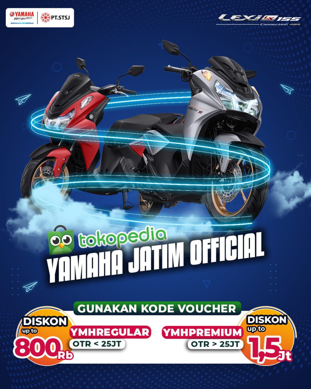 PT. Surya Timur Sakti Jatim (Yamaha STSJ) menawarkan program spesial di bulan Mei 2024.