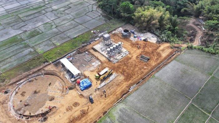 Proyek Pembangunan Water Treatment Plan (WTP) di Kota Malang.